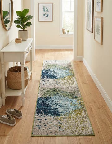 2' x 8' Washable Hyacinth Runner Rug