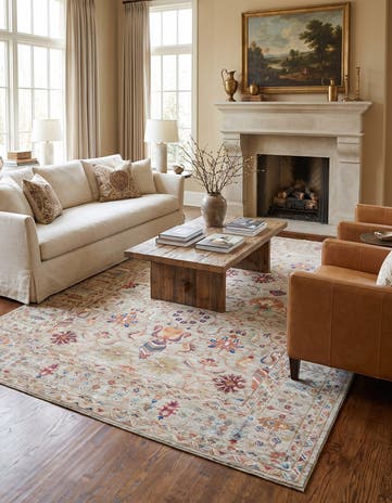 6' 11 x 10' 2 Hand Knotted Ariana Ziegler Rug
