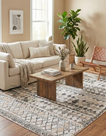 Beige Leipzig Rug