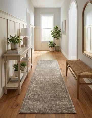 Gray Oregon Runner Rug