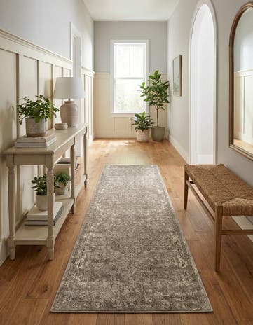 Gray Oregon Runner Rug