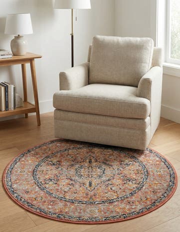 3' 3 x 3' 3 Lola Round Rug