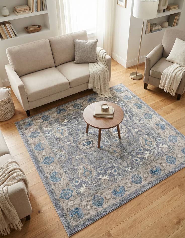 Detail image of 5' x 5' Vienna Square Rug