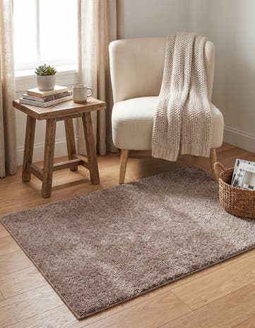 Light Brown Soft Touch Cloud Rug