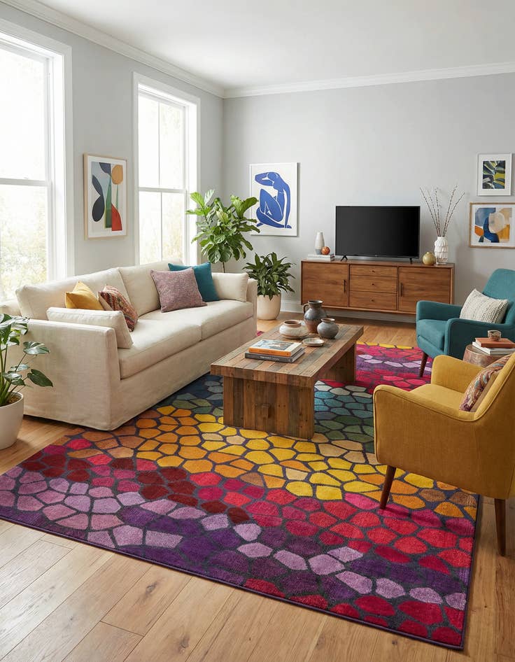 Detail image of 10' 6 x 16' 5  Washable Casablanca Rug