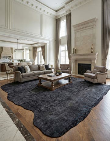 9' 7 x 12' 5 Hand Knotted Ultra Vintage Persian Wool Rug