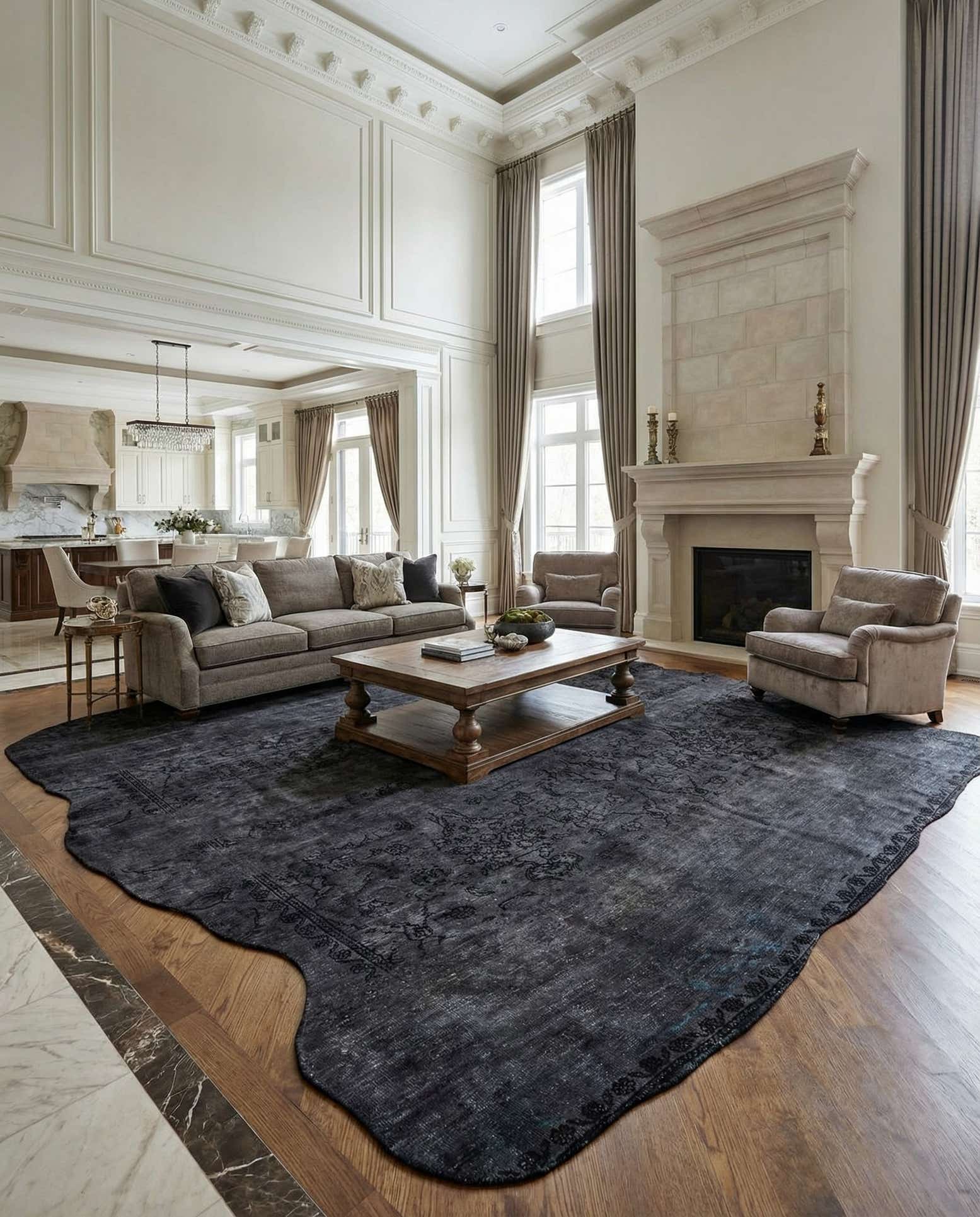 9' 7 x 12' 5 Hand Knotted Ultra Vintage Persian Wool Rug
