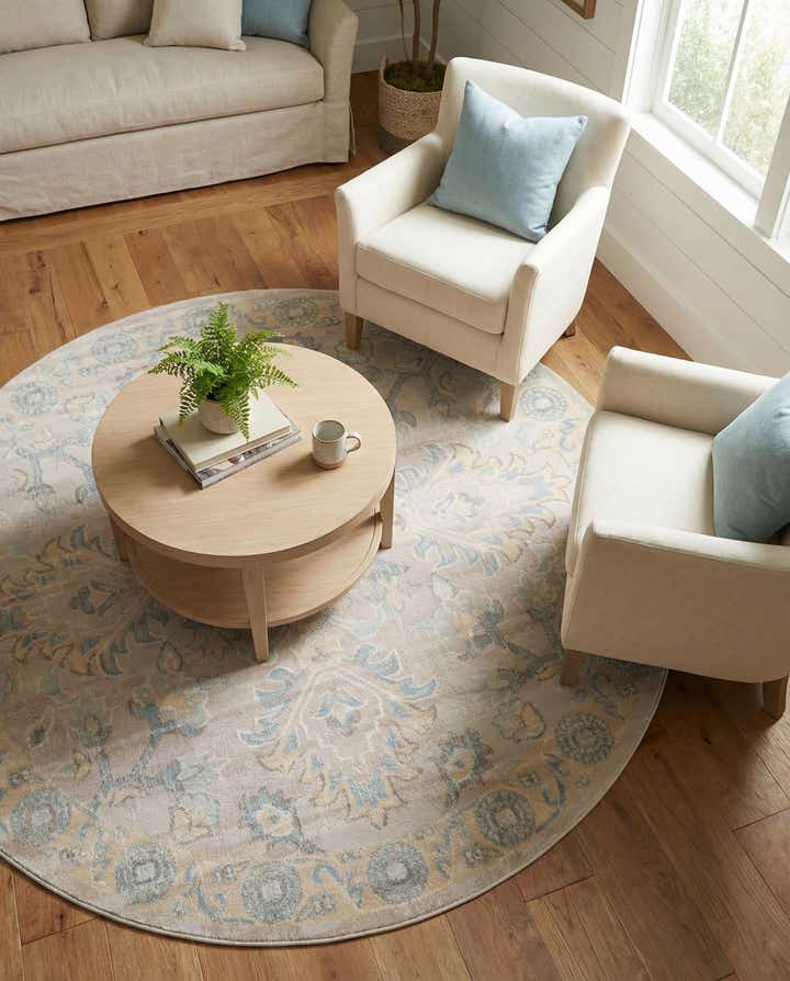 6' x 6' Victoria Round Rug