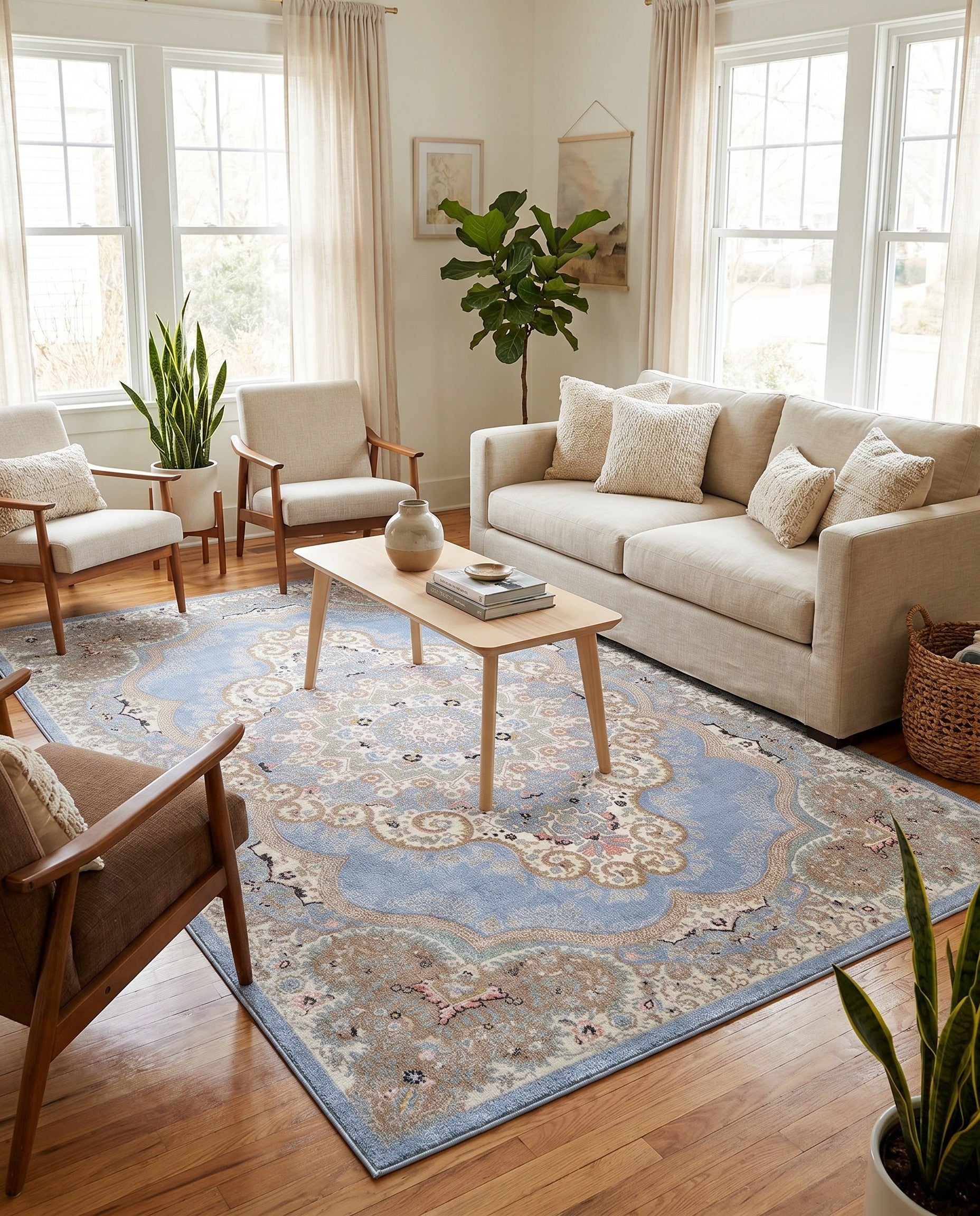 7' x 10' Kamala Washable Rug