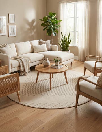 8' x 8' Contour Round Rug