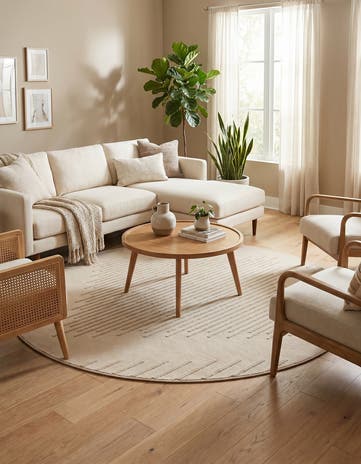 8' x 8' Contour Round Rug