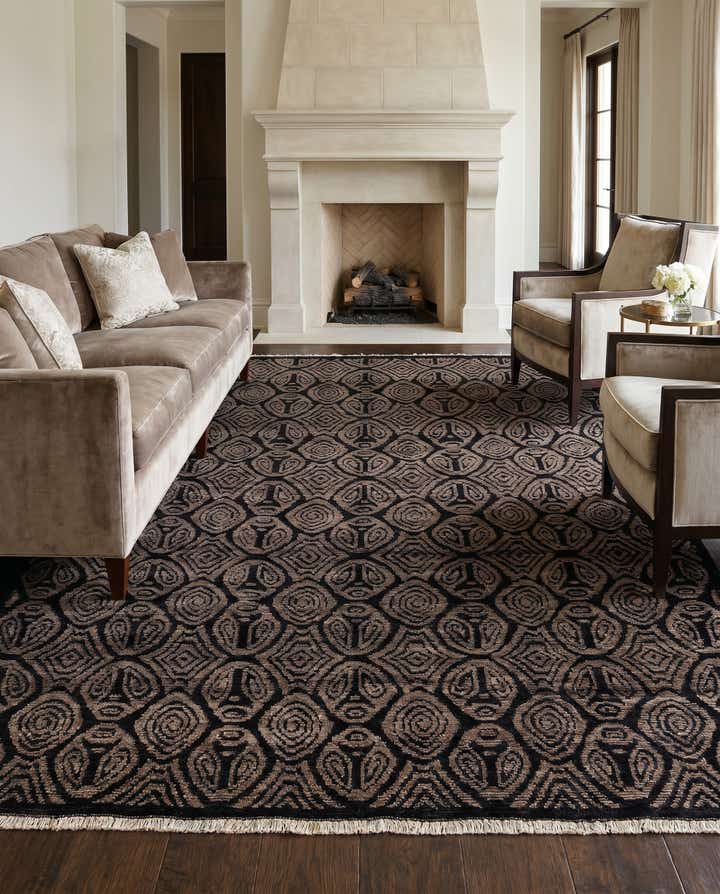 8' 2 x 10' 6 Hand Knotted Darya Wool Rug