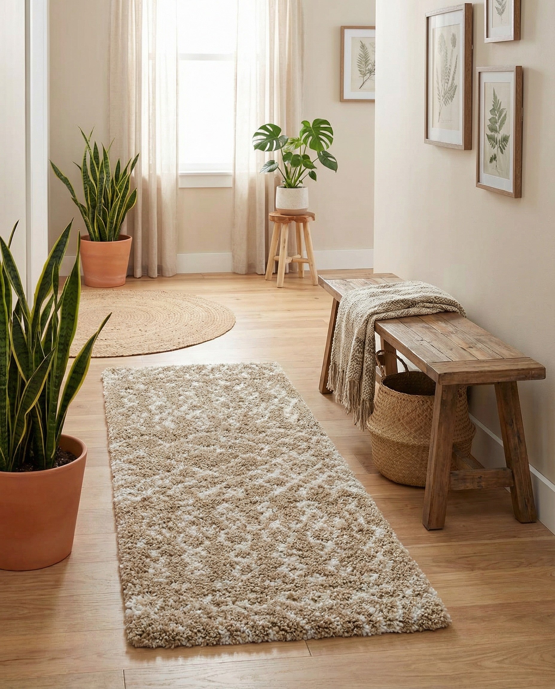 2' 7 x 6' Marrakesh Shag Runner Rug