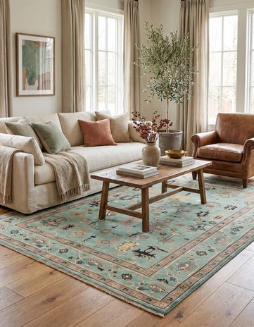 5' 6 x 7' 6 Hand Knotted Kazak Rug