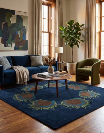 7' 6 x 7' 7 Luna Square Rug