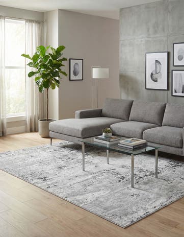 Gray Leipzig Rug