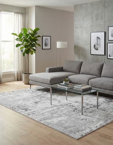 Gray Leipzig Rug