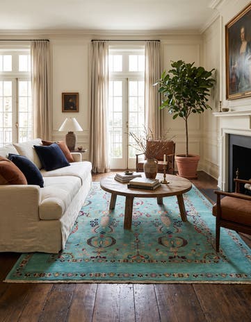5' 8 x 7' 9 Hand Knotted Kazak Rug
