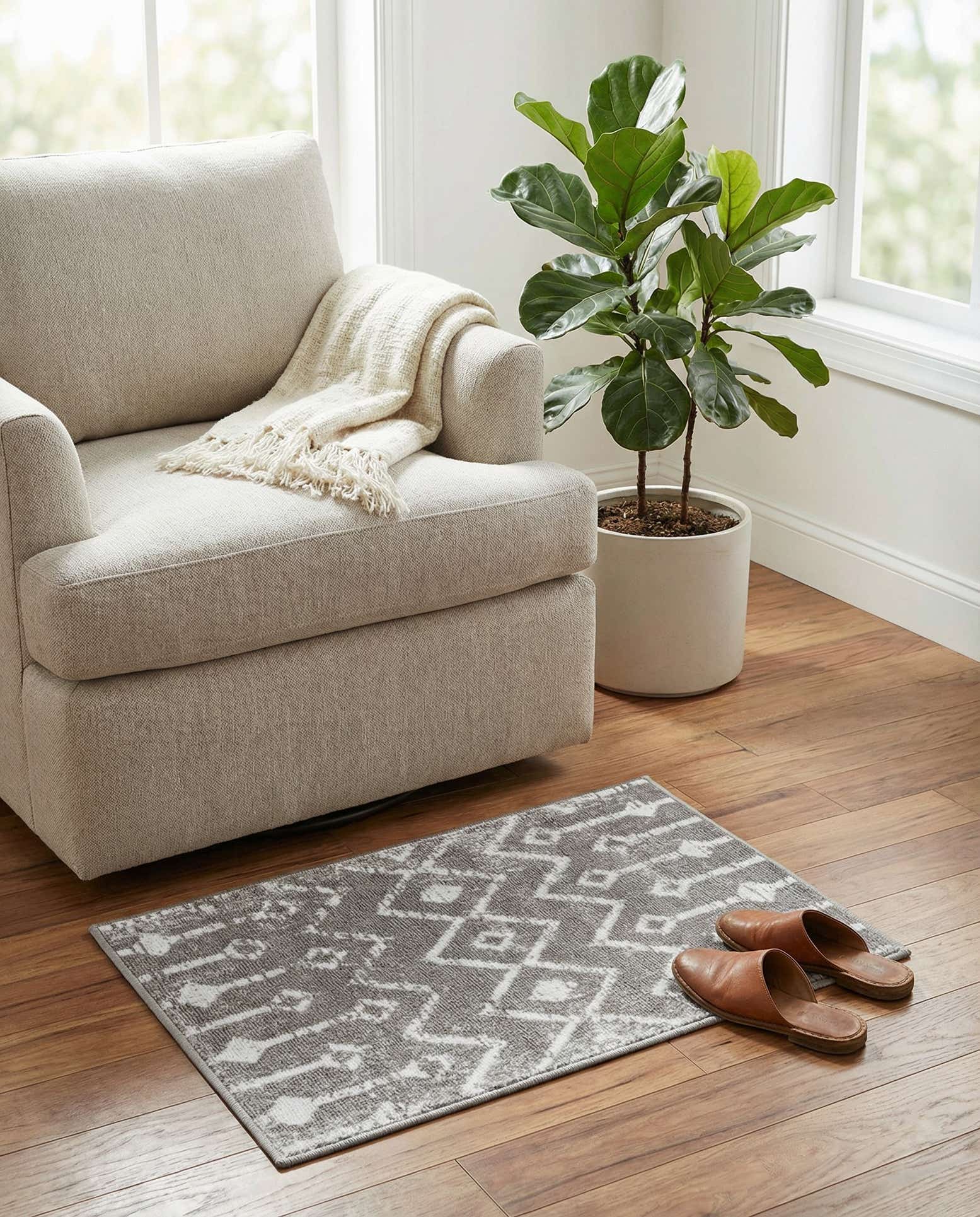 2' x 3' Bohemian Trellis Rug