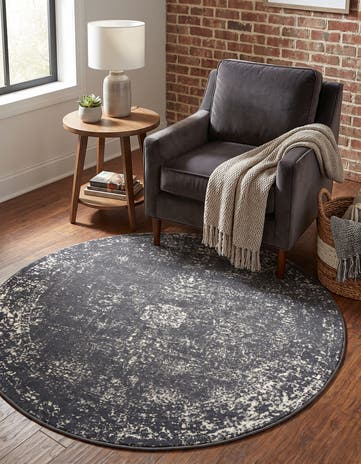 5' x 5' Monte Carlo Round Rug