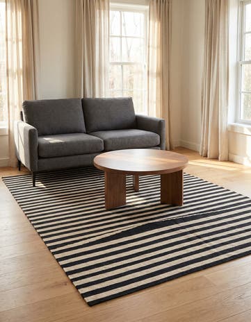 5' 9 x 8' Hand Woven Kilim Modern Wool Rug