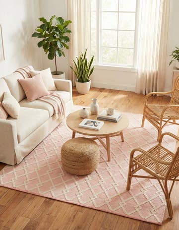 English Rose Hand Knotted Jill Zarin Dorset Square Rug
