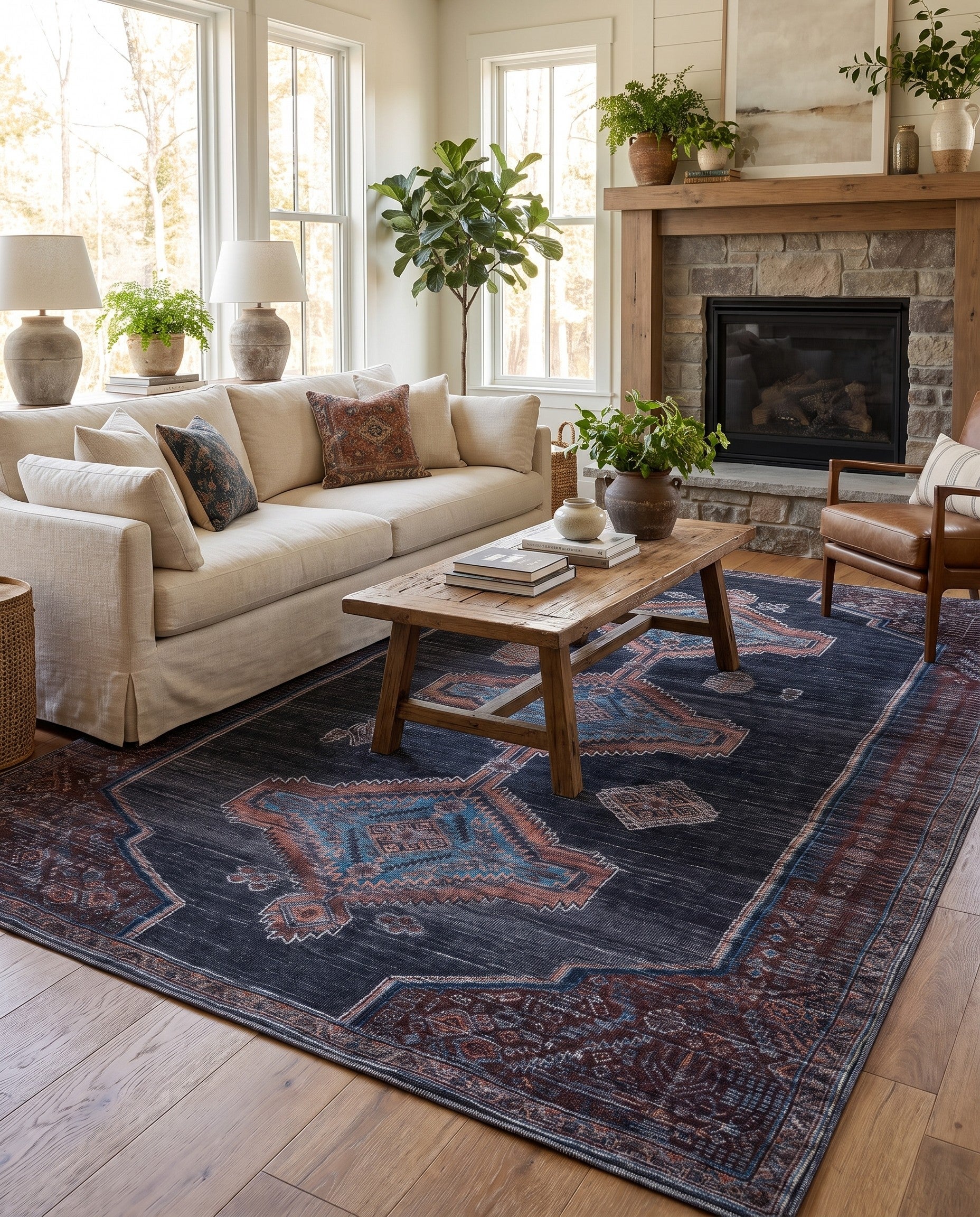 7' 3 x 10' Washable Sisu Rug