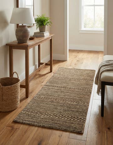 2' 1 x 4' 1 Hand Knotted Kashkuli Gabbeh Oriental Wool Runner Rug