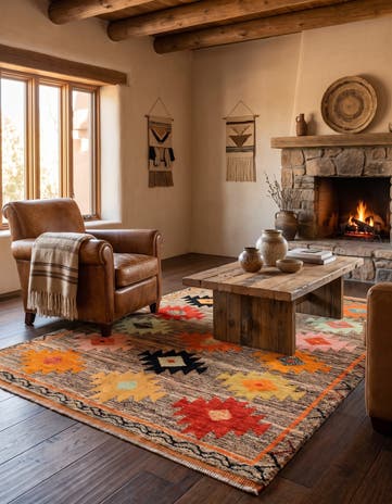 4' 2 x 6' Hand Woven Balouch Wool Rug