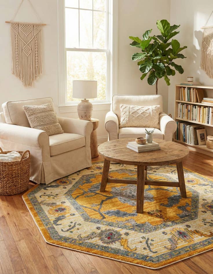 Detail image of 6' x 6' Paragon Octagon Rug