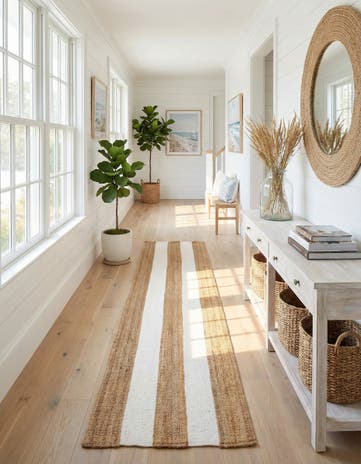 2' 7 x 12' Hand Woven Jill Zarin Hamptons Runner Rug