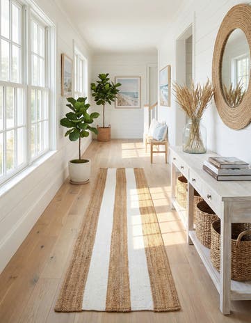 2' 7 x 12' Hand Woven Jill Zarin Hamptons Runner Rug