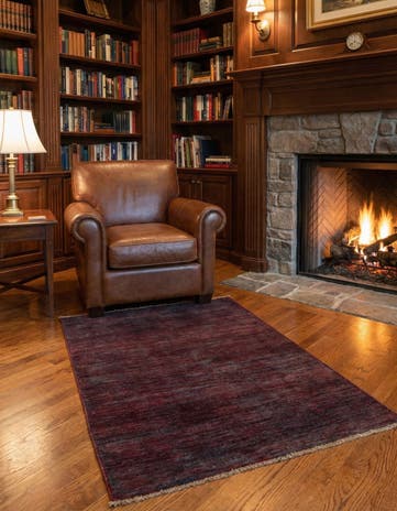 3' x 4' 6 Hand Knotted Modern Ziegler Rug