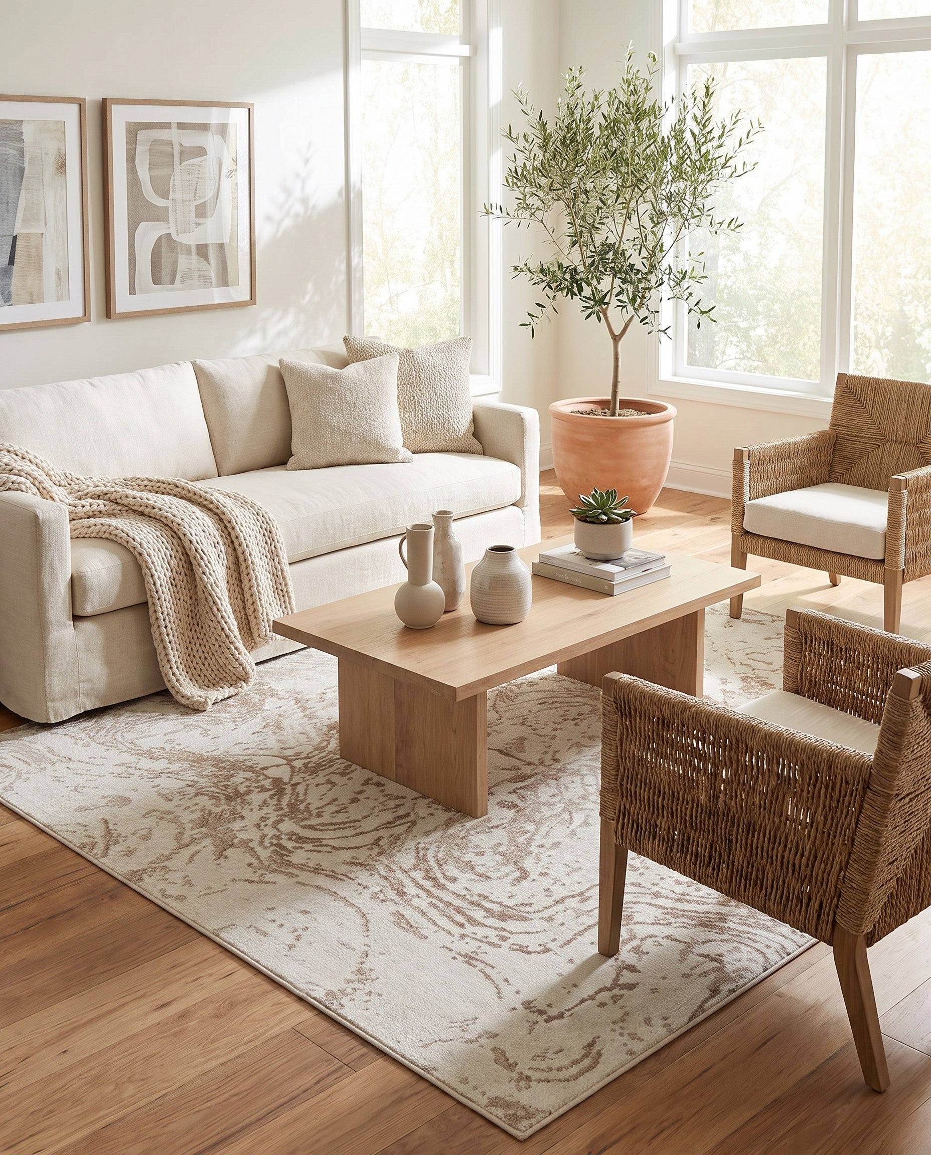 Ivory Laguna Rug
