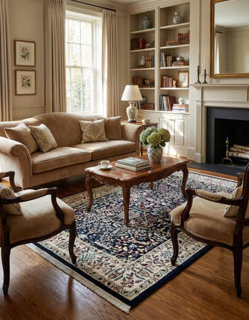 5' 3 x 8' Nain Design Rug