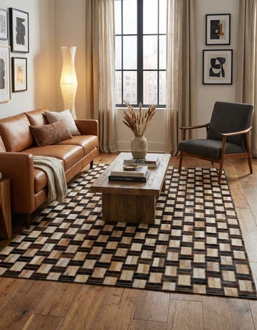 4' x 5' 11 Cowhide - Patchwork Rug