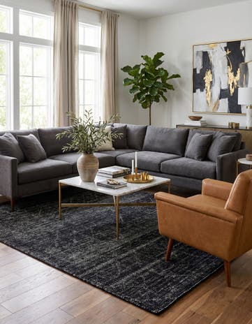 9' x 12' WoolCraft Geometric Rug