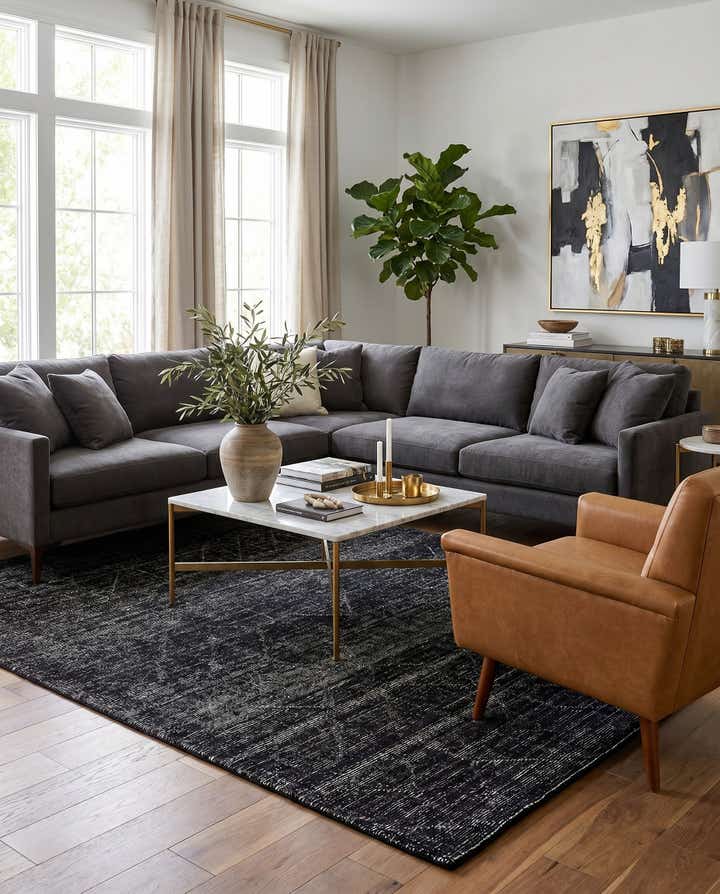 9' x 12' WoolCraft Geometric Rug