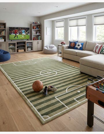 9' x 12' Sports Washable Rug