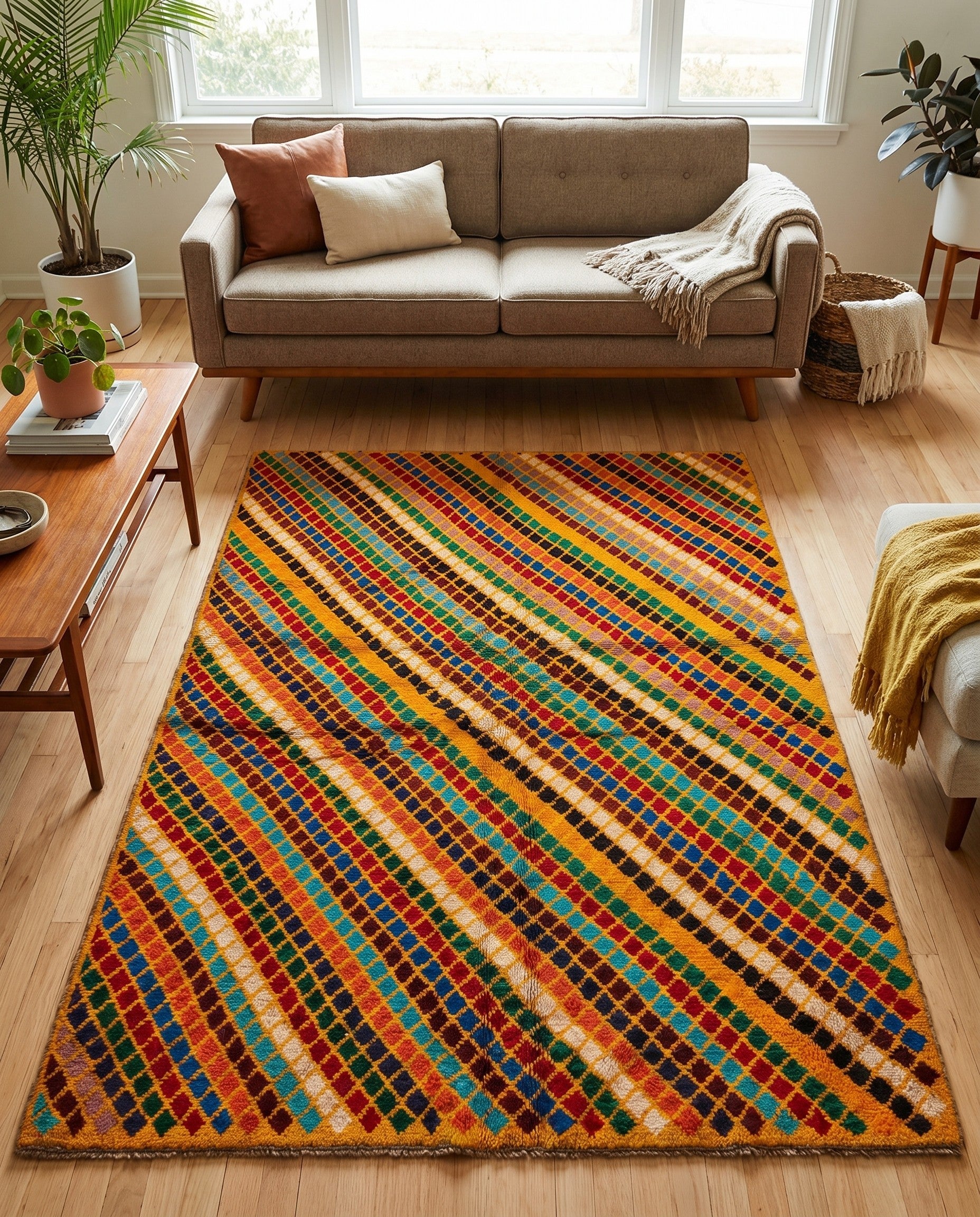 3' 10 x 5' 8 Hand Knotted Balouch Wool Rug