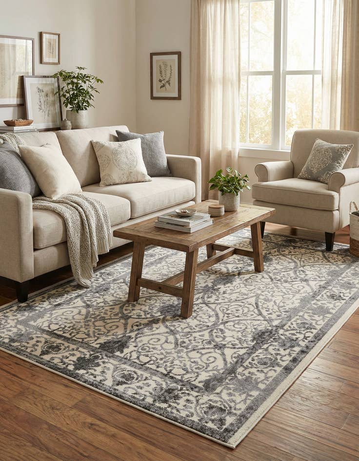 Detail image of 5' 3 x 8' Miranda Rug