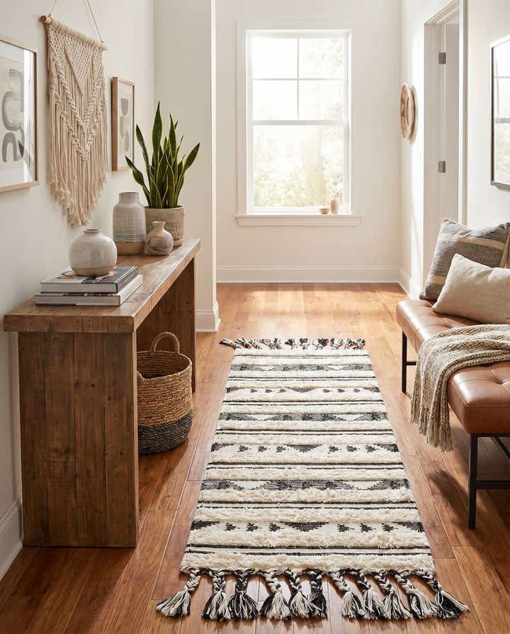 2' 2 x 6' 1 Hand Woven Arizona Wool Runner Rug