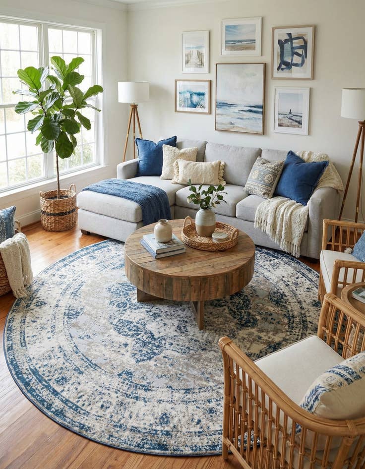 Detail image of 10' x 10' Monaco Round Rug