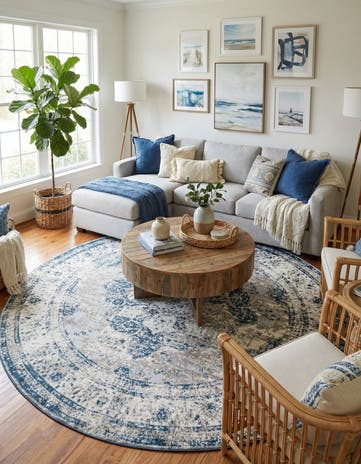 10' x 10' Monte Carlo Round Rug