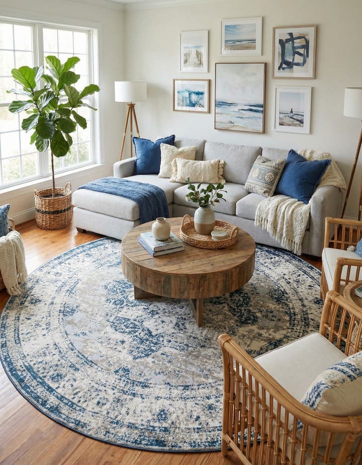 10' x 10' Monte Carlo Round Rug