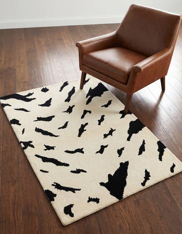 3' x 4' 8 Hand Knotted Darya Wool Rug