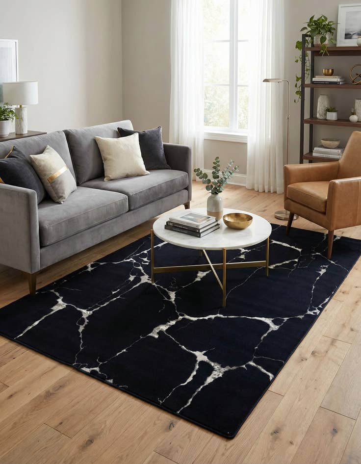 Detail image of 5' 3 x 8' Vogue Geo Rug