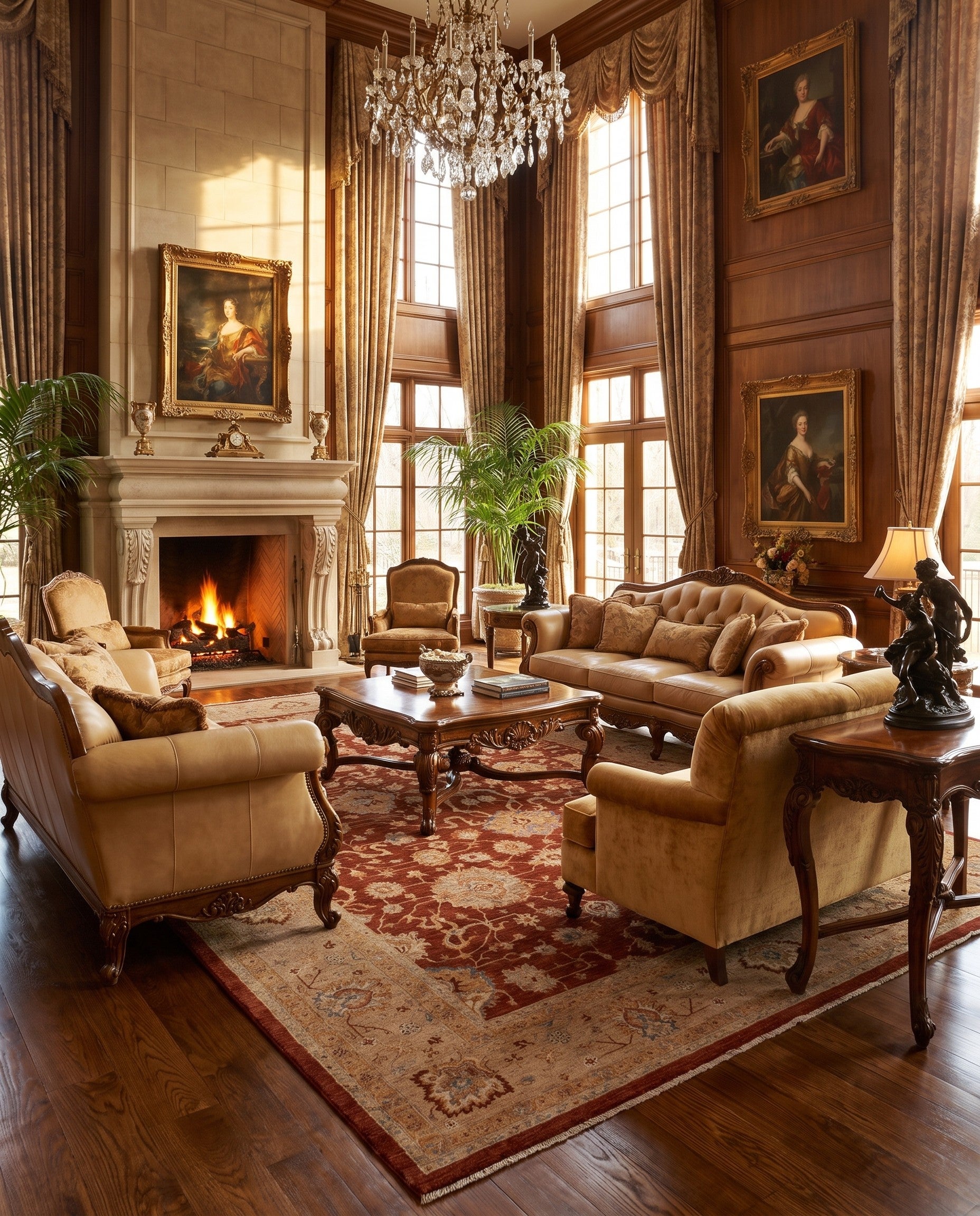 11' 10 x 18' 9 Hand Knotted Ziegler Rug