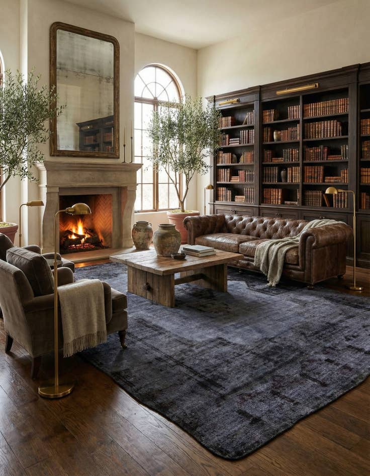 Detail image of 8' 10 x 13' Hand Knotted Ultra Vintage Persian Wool Rug