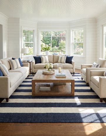 10' x 10' Jill Zarin Hamptons Square Rug